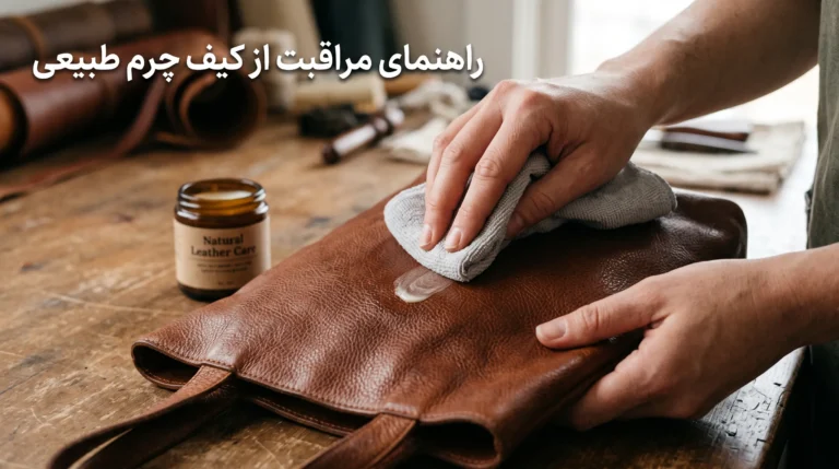 مراقبت از کیف چرم طبیعی؛ راهنمای جامع ماندگاری و نگهداری